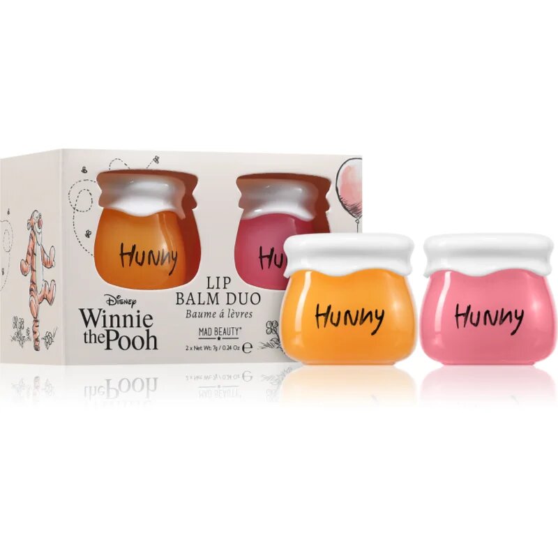 Mad Beauty Winnie The Pooh balzam za ustnice duo 2x7 g