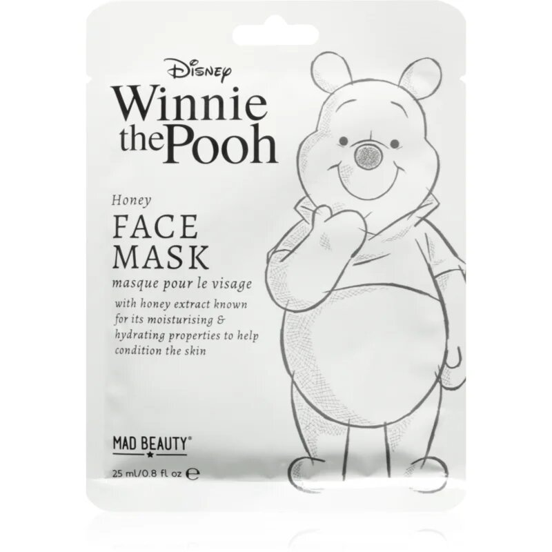 Mad Beauty Winnie The Pooh hranilna tekstilna maska z vlažilnim učinkom Winnie The Pooh 25 ml