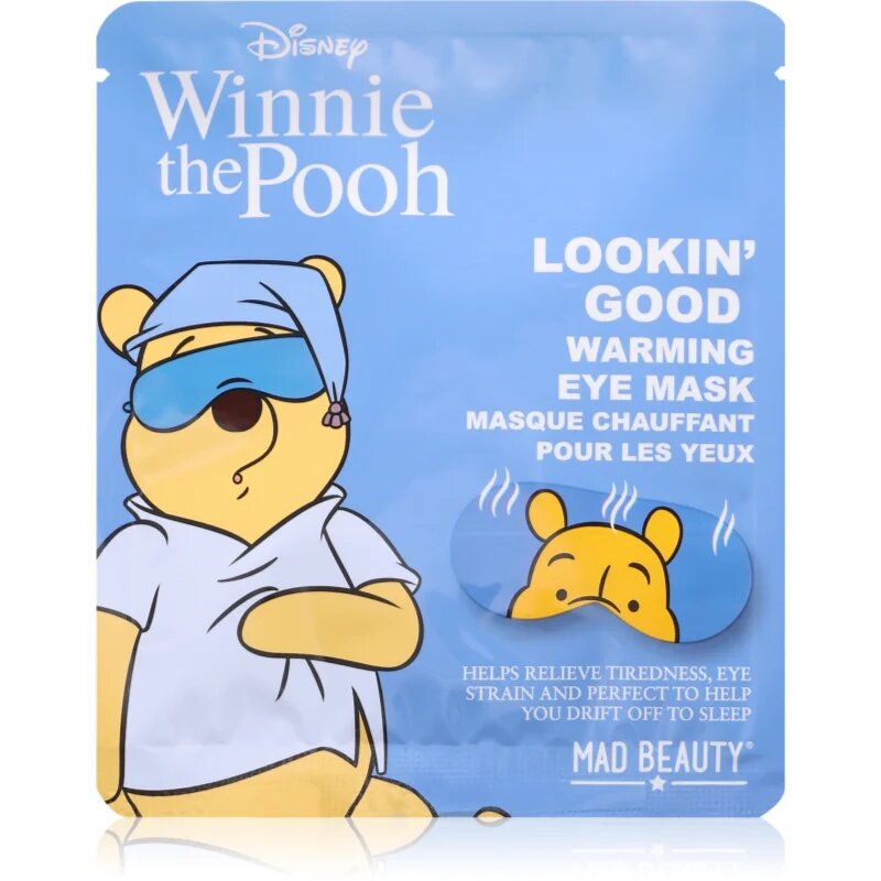 Mad Beauty Winnie The Pooh maska za oči z grelnim učinkom 1 kos