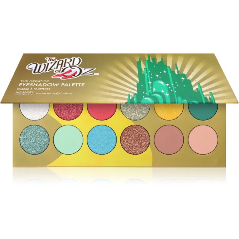 Mad Beauty Wizard of Oz paleta senčil za oči 12x2 g
