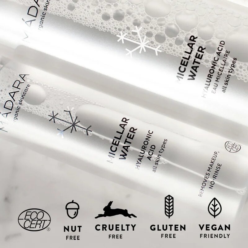 Mádara MÁDARA Cleansing čistilna micelarna voda s hialuronsko kislino 100 ml