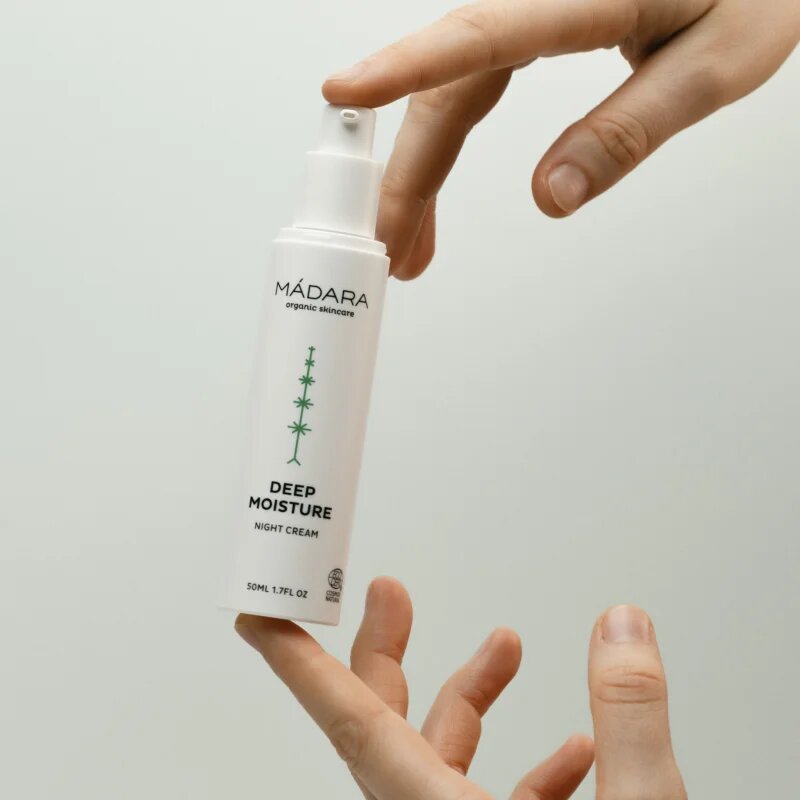 Mádara MÁDARA Deep Moisture nočna krema za intenzivno vlažnost 50 ml