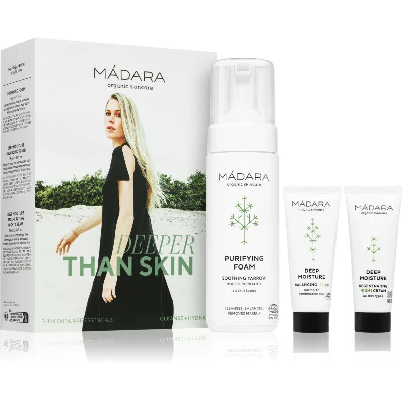 Mádara MÁDARA Deeper Than Skin Skincare Essential Set set za nego obraza