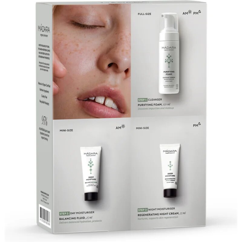 Mádara MÁDARA Deeper Than Skin Skincare Essential Set set za nego obraza