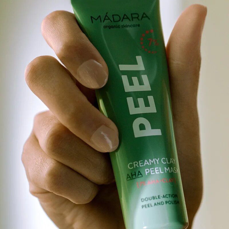 Mádara MÁDARA Peel maska iz ilovice s piling učinkom 60 ml