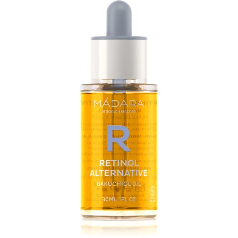 Mádara MÁDARA Retinol Alternative Bakuchiol Oil pomlajevalno olje za obraz z vlažilnim učinkom 30 ml