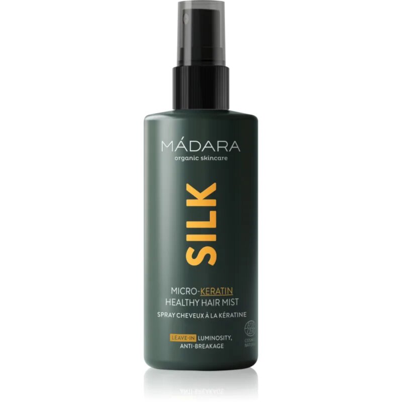 Mádara MÁDARA Silk zaščitna meglica za poškodovane lase 90 ml
