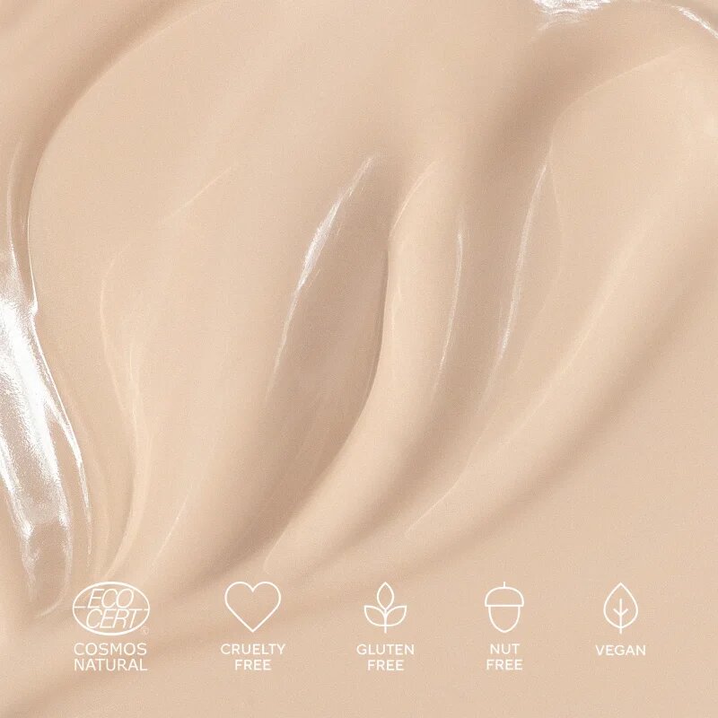 Mádara MÁDARA Skin Equal posvetlitveni tekoči puder za naraven videz SPF 20 odtenek #10 Porcelain 30 ml