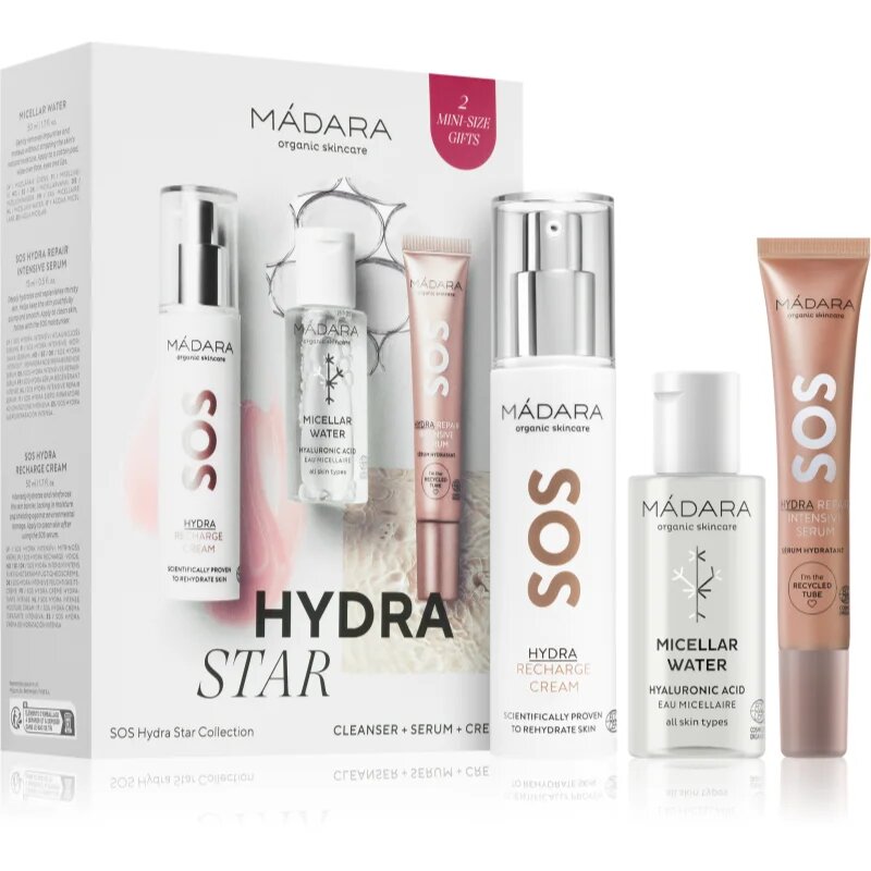 Mádara MÁDARA SOS Hydra Star set za dehidrirano suho kožo