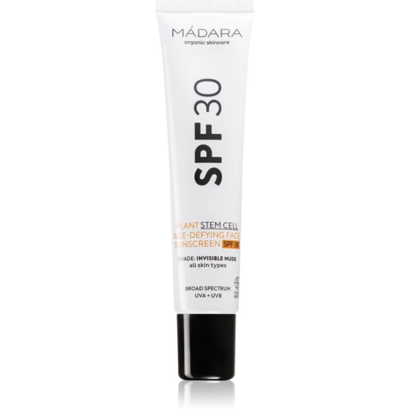 Mádara MÁDARA SPF30 Age-Defying zaščitni tonirani fluid za obraz 40 ml