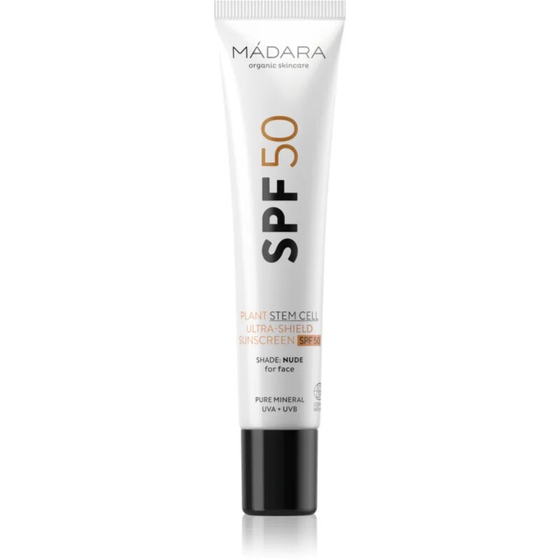 Mádara MÁDARA SPF50 krema za sončenje za obraz SPF 50 40 ml