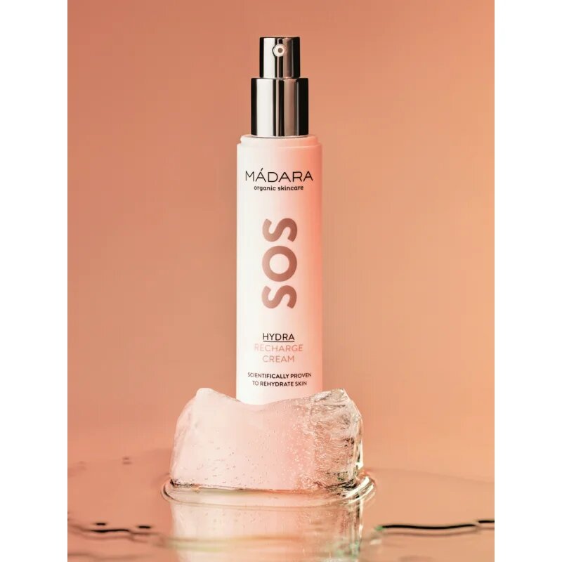 Mádara SOS Hydra Recharge dnevna in nočna vlažilna krema proti gubam 50 ml