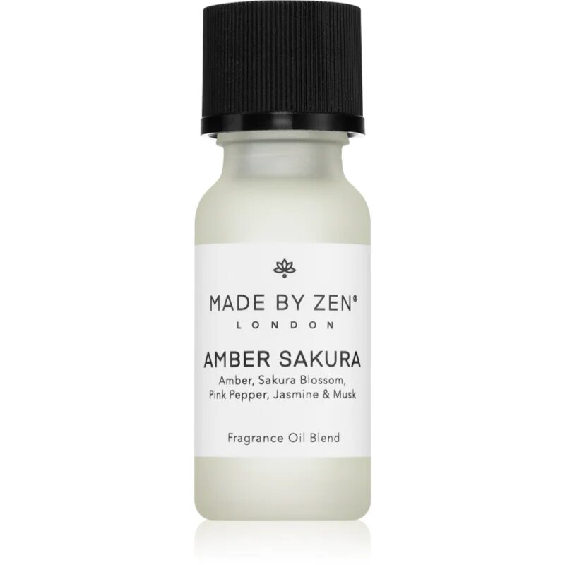 MADE BY ZEN Amber Sakura dišavno olje 15 ml