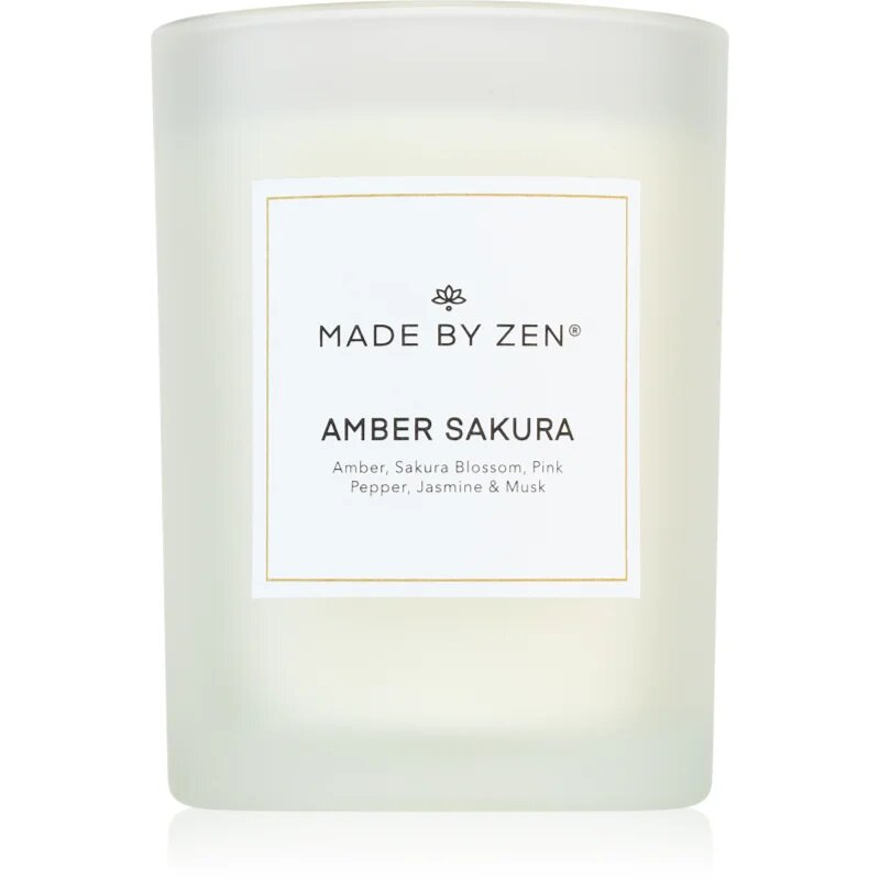 MADE BY ZEN Amber Sakura dišeča sveča 250 g