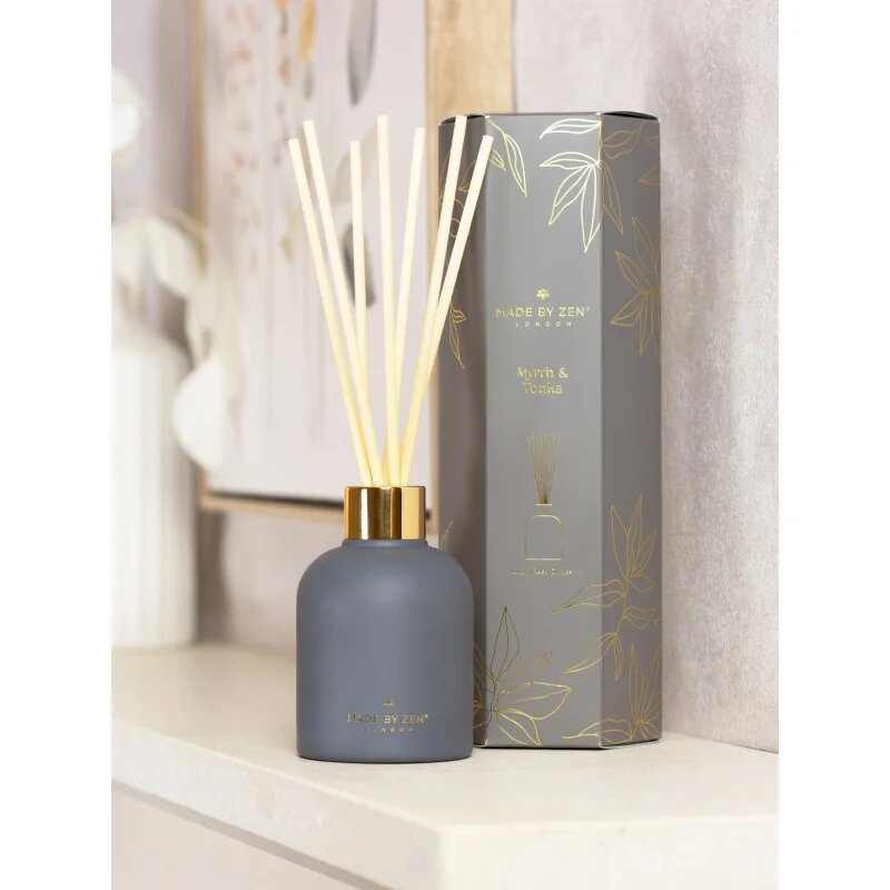 MADE BY ZEN Myrrh & Tonka aroma difuzor s polnilom 120 ml