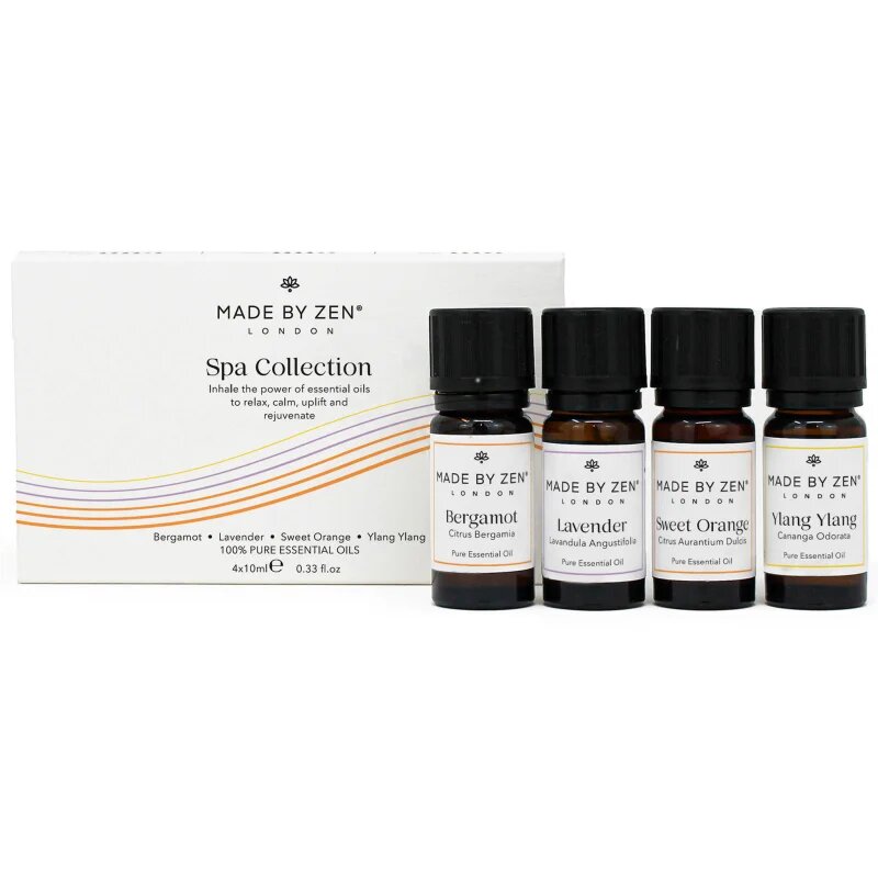 MADE BY ZEN Spa Collection eterično olje darilni set 4x10 ml