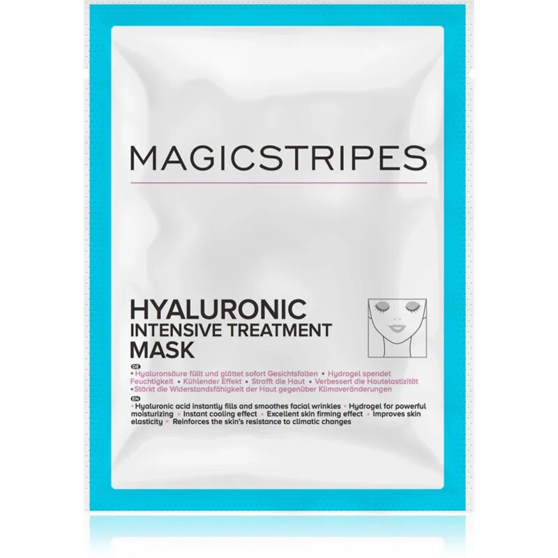 MAGICSTRIPES Hyaluronic Intensive Treatment Mask intenzivna hidrogelna maska s hialuronsko kislino 1 kos