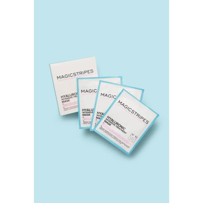 MAGICSTRIPES Hyaluronic Intensive Treatment Mask intenzivna hidrogelna maska s hialuronsko kislino 1 kos