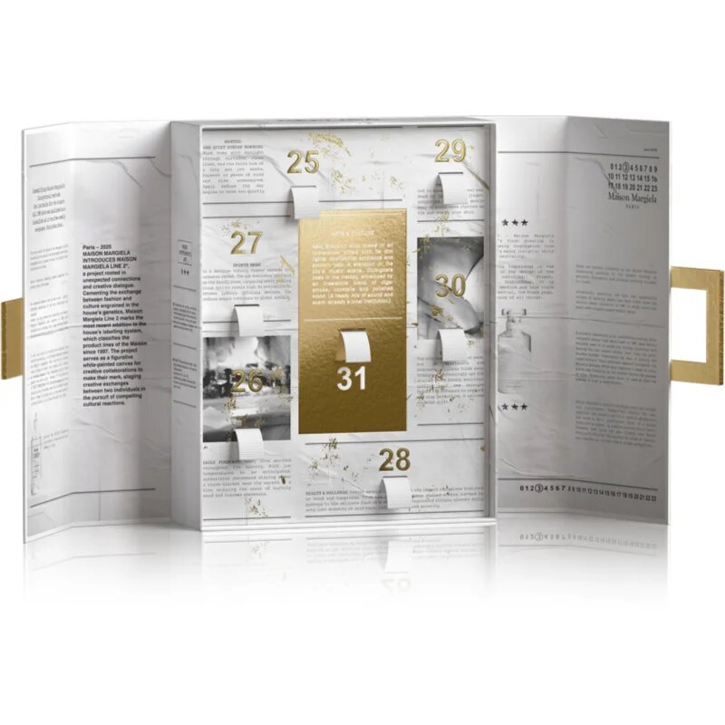 Maison Margiela 7 DAYS koledar odštevanja do novega leta uniseks