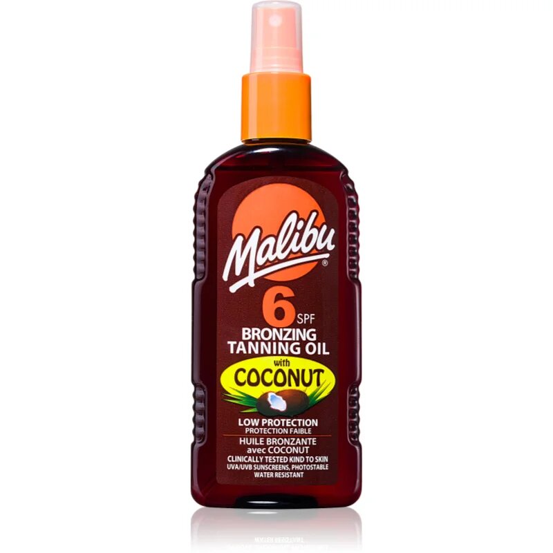Malibu Bronzing Tanning Oil pršilo za sončenje z bronzerjem 200 ml
