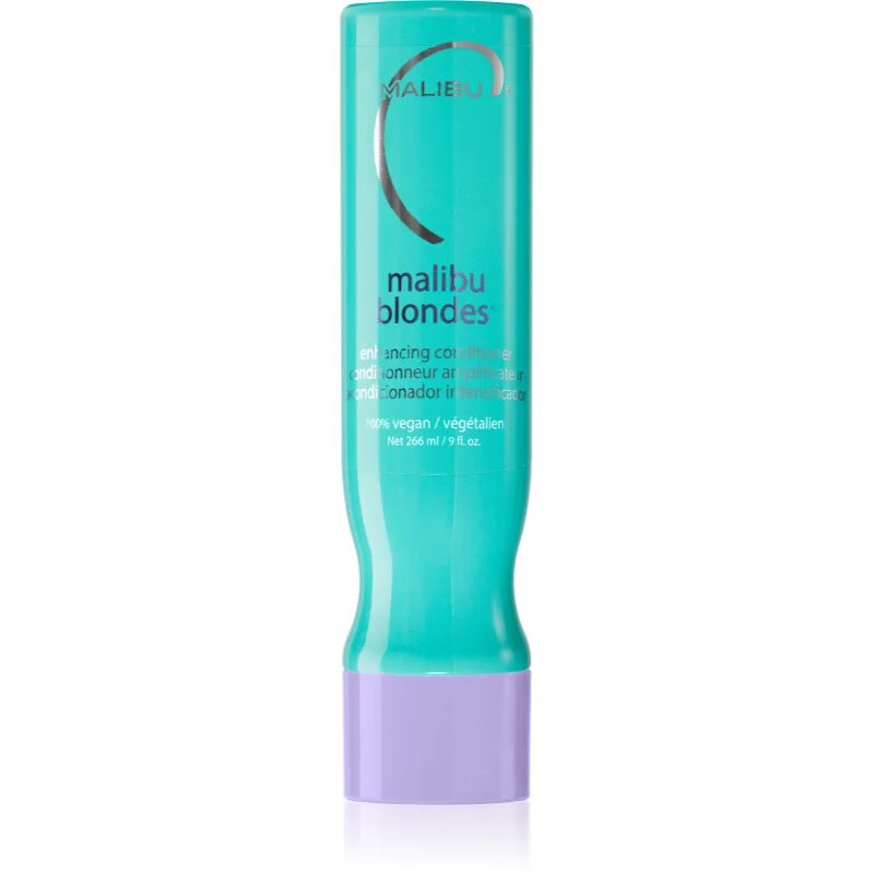 Malibu C Malibu Blondes vijoličen balzam za blond lase in lase s prameni 266 ml