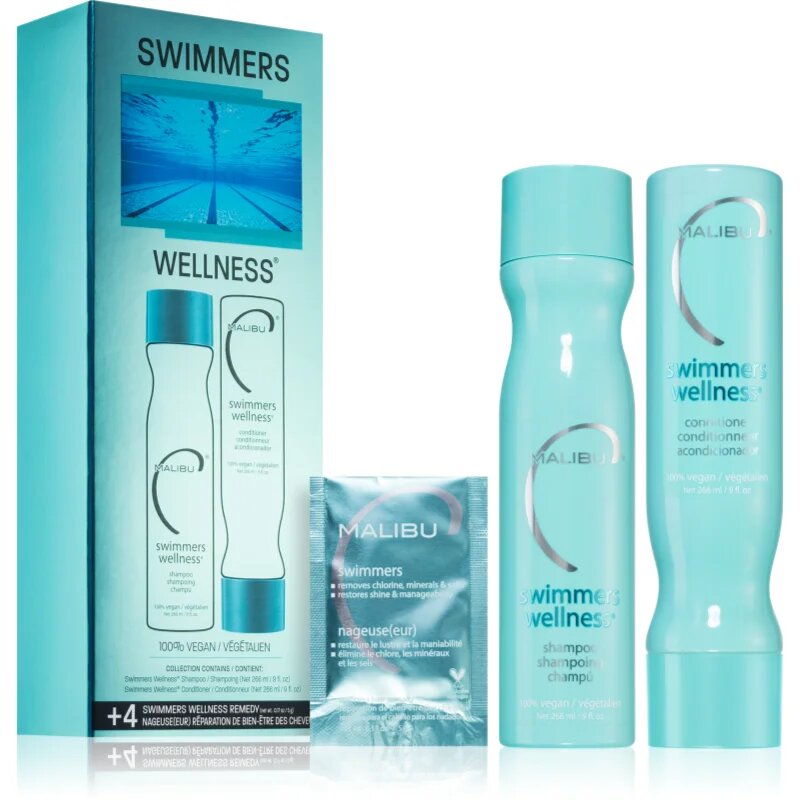 Malibu C Swimmers Wellness Collection set za lase