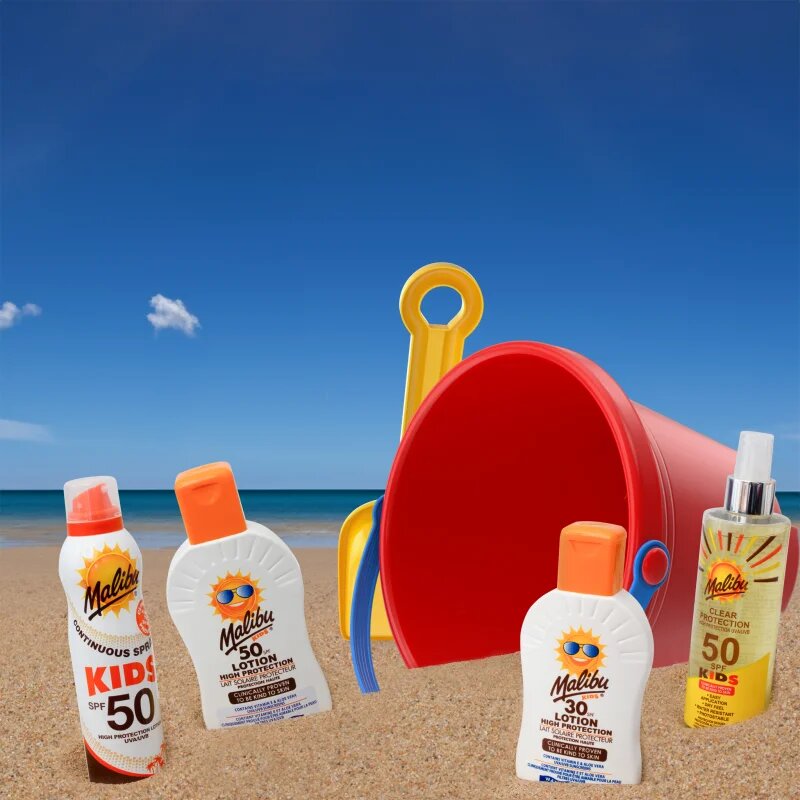 Malibu Continuous Spray krema za sončenje SPF 50 175 ml