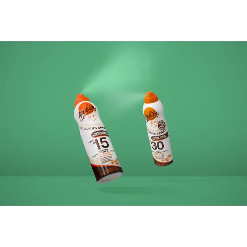 Malibu Continuous Spray zaščitno pršilo SPF 15 175 ml