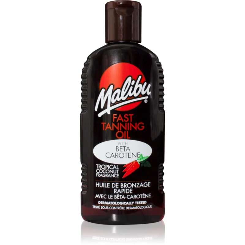 Malibu Fast Tanning Oil pripravek za pospešitev in podaljšanje porjavelosti 200 ml