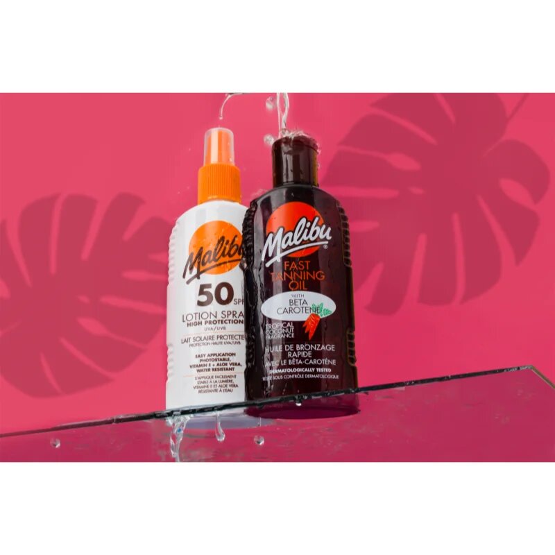 Malibu Lotion Spray High Protection krema za sončenje SPF 50 200 ml