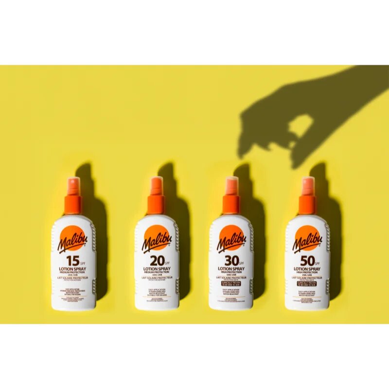 Malibu Lotion Spray High Protection pršilo za sončenje SPF 30 200 ml