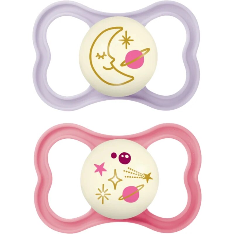 MAM Air Night 16m+ duda Purple/ Pink 2 kos