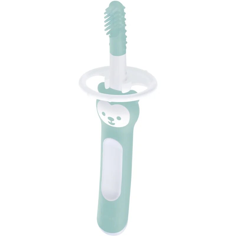 MAM Massaging Brush zobna ščetka za otroke 3m+ Turquoise 1 kos
