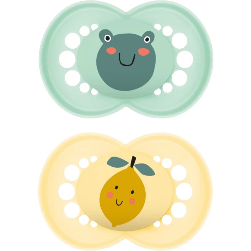 MAM Original 6+ months duda Mint/ Yellow 2 kos