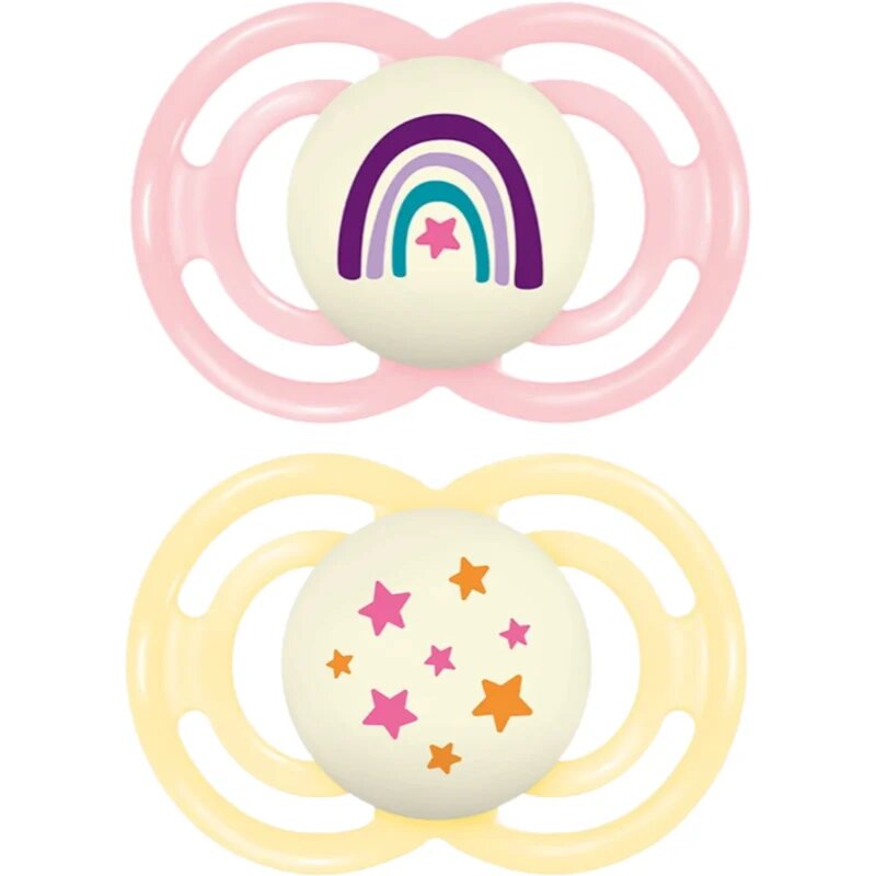 MAM Perfect Night 16+ months duda Pink/ Yellow 2 kos