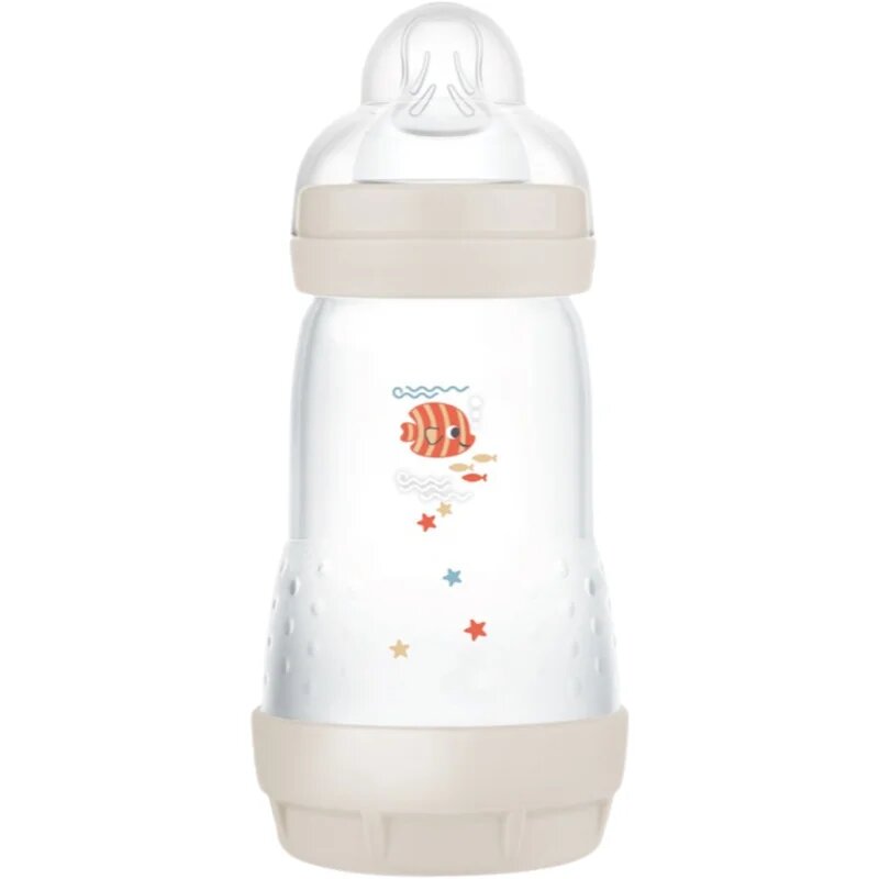 MAM Perfect Star Anti-colic Bottle antikolična steklenička 2m+ Beige 1 kos
