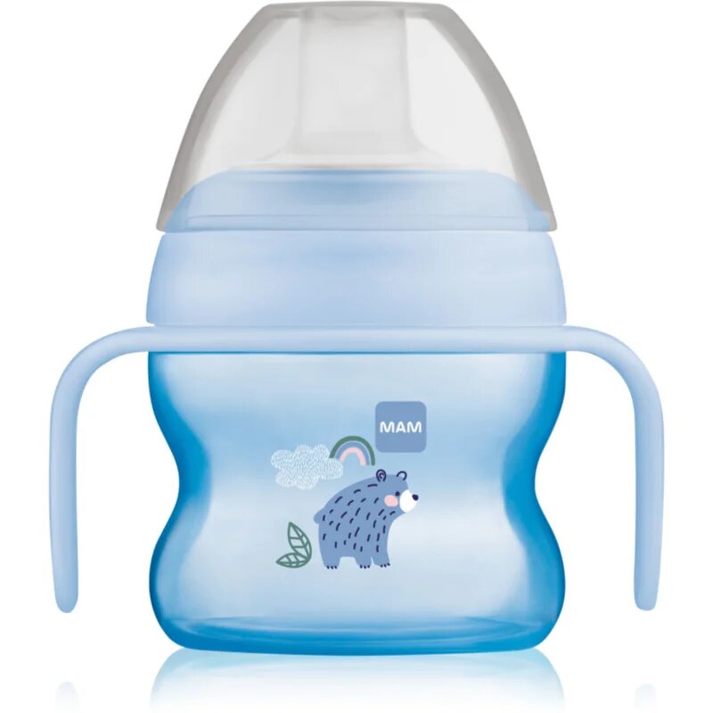 MAM Starter Cup otroški lonček z ročaji Blue 1 kos