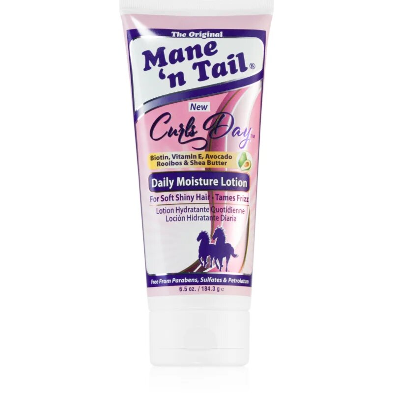 Mane 'N Tail Curls Day Daily Moisture Lotion vlažilna nega brez spiranja za tanke lase 192 ml
