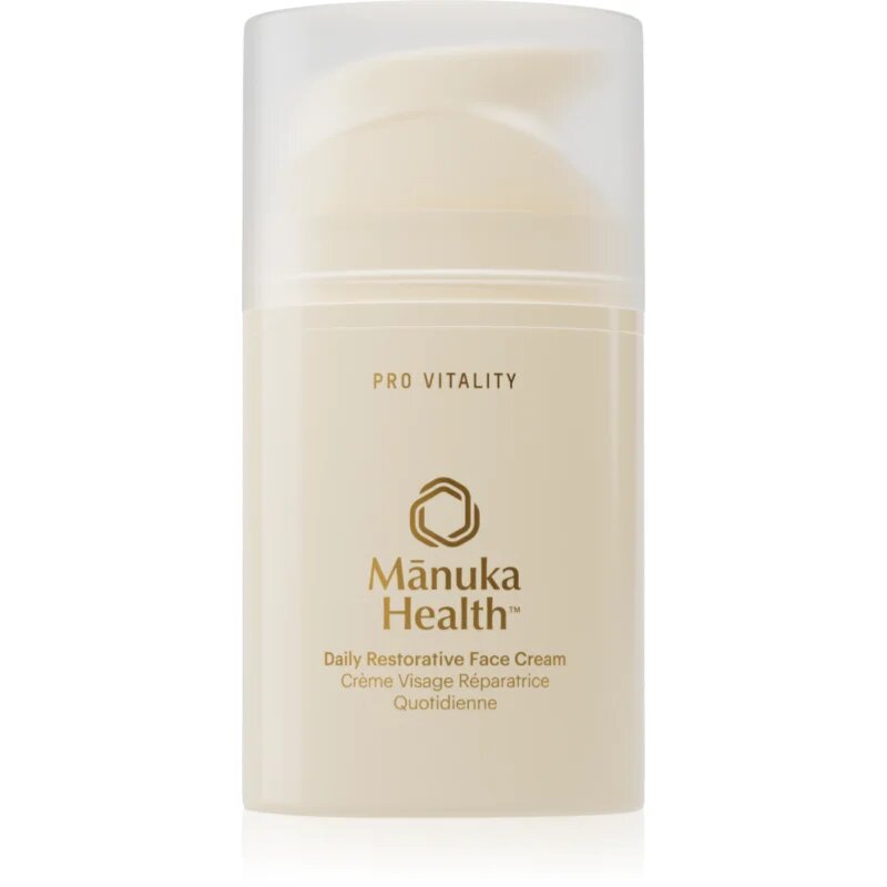 Manuka Health Daily Restorative Face Cream with Propolis & Vitamin C krema za obraz za osvetljevanje kože in hidratacijo 50 ml