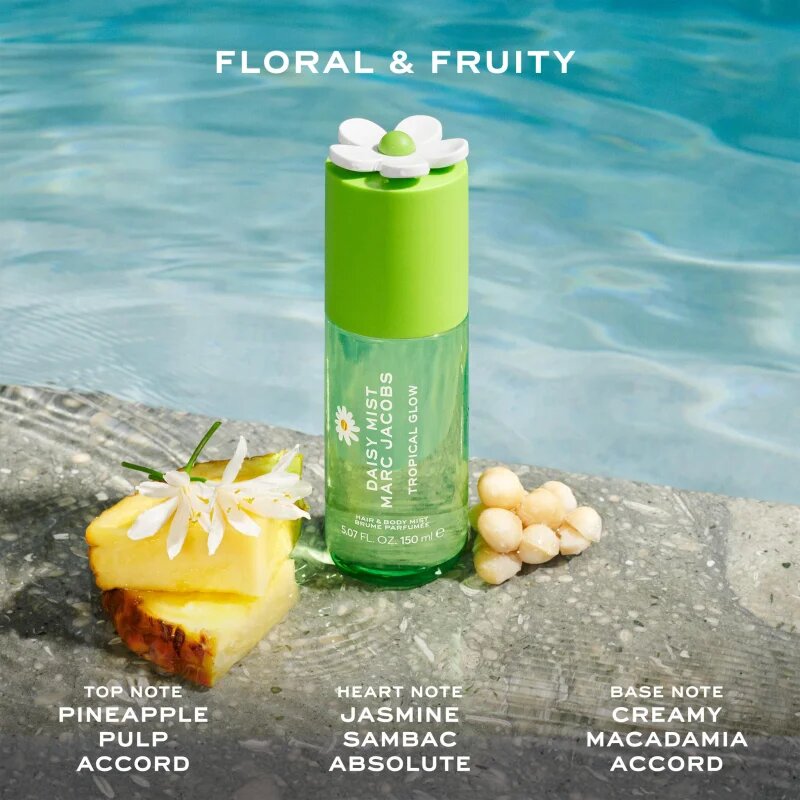 Marc Jacobs Daisy Mist Tropical Glow odišavljeno pršilo za telo in lase za ženske 150 ml