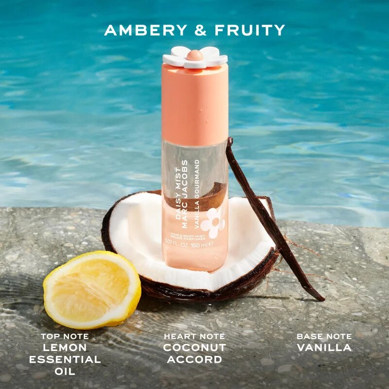 Marc Jacobs Daisy Mist Vanilla Gourmand odišavljeno pršilo za telo in lase za ženske 150 ml