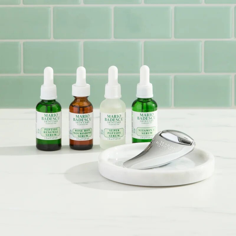 Mario Badescu 2-in-1 Gua Sha Roller pripomoček za masažo za obraz 1 kos