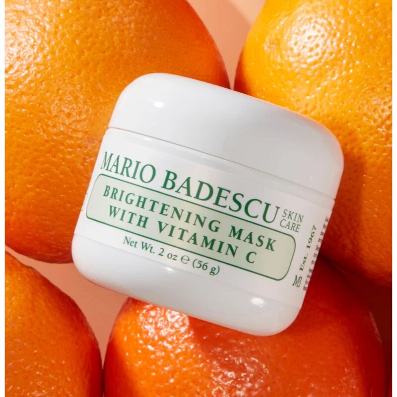 Mario Badescu Brightening Mask with Vitamin C posvetlitvena maska za nepoenoteno kožo brez sijaja 56 g