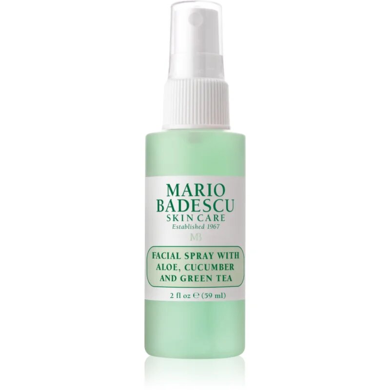 Mario Badescu Facial Spray with Aloe Cucumber and Green Tea hladilna in osvežilna meglica za utrujeno kožo 59 ml