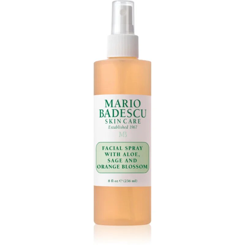 Mario Badescu Facial Spray with Aloe Sage and Orange Blossom energijska vlažilna meglica za obraz 236 ml