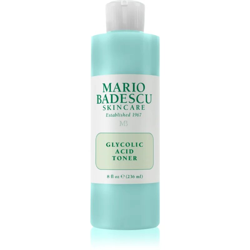 Mario Badescu Glycolic Acid Toner tonik za obraz za zmanjšanje znakov staranja za suho in mešano kožo 236 ml
