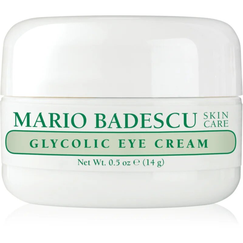 Mario Badescu Glycolic Eye Cream vlažilna krema proti gubam z glikolno kislino za predel okoli oči 14 g