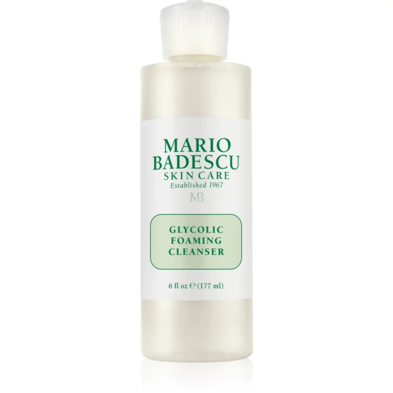 Mario Badescu Glycolic Foaming Cleanser čistilni penasti gel za obnovo površine kože 177 ml