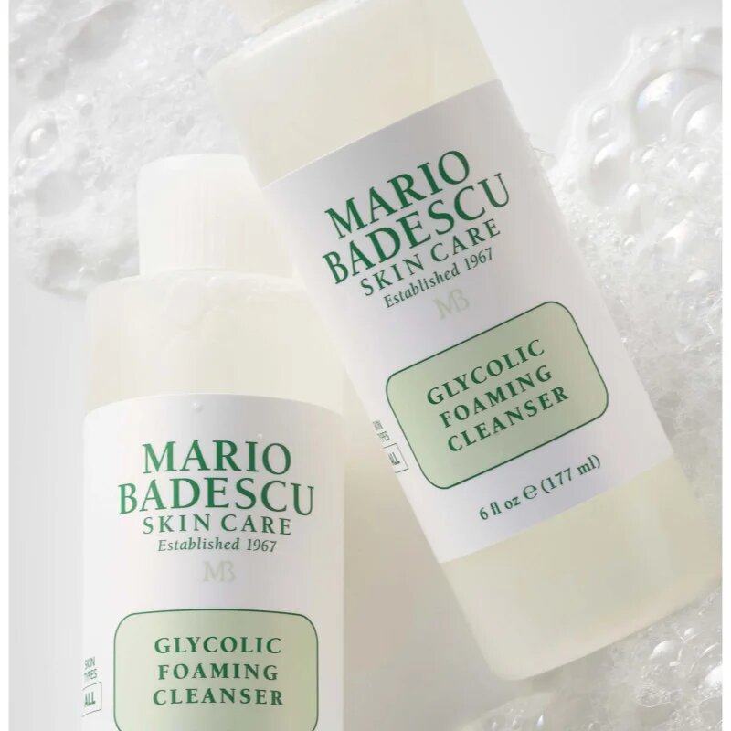 Mario Badescu Glycolic Foaming Cleanser čistilni penasti gel za obnovo površine kože 177 ml