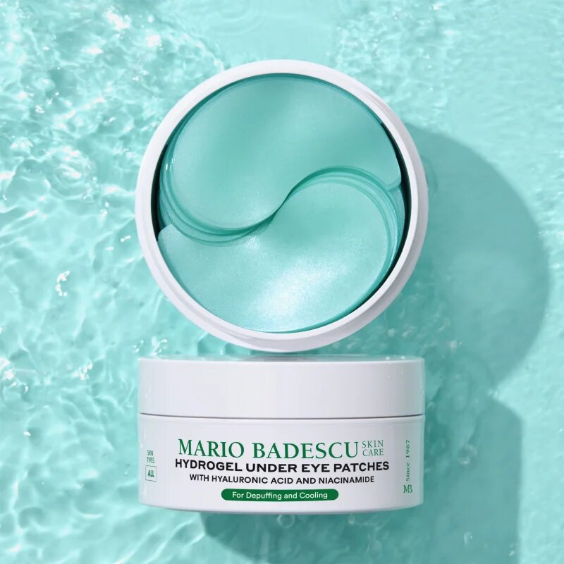 Mario Badescu Hydrogel Under Eye Patches hidrogel blazinice proti oteklinam in temnim kolobarjem 60 kos
